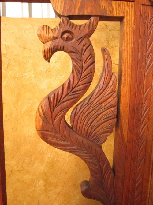 AN EXQUISITE ANTIQUE  HALL STAND & HAT STAND - STUNNING CARVINGS AND BEAUTIFUL DETAIL TO THIS PIECE