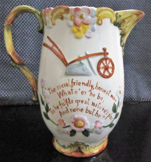 Being offered is a marvelous English pitcher marked 1045-2 MADE IN ENGLAND BESWICK ENGLAND.