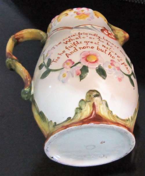 Being offered is a marvelous English pitcher marked 1045-2 MADE IN ENGLAND BESWICK ENGLAND.