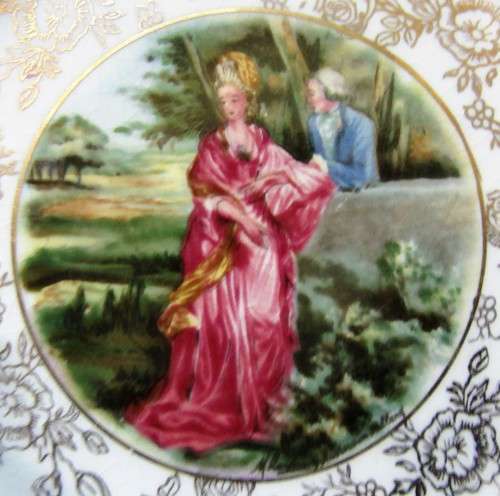 This is a lovely  dish by James Kent Longton Romance beautiful roses and a gilt chintz pattern
