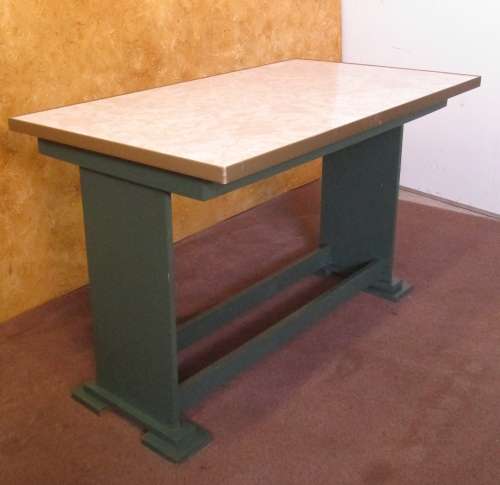 THIS IS A FANTASTIC TABLE WITH TO BENCHES WITH STORAGE SPACE - ADD TWO CHAIRS FOR A SIX SEATER