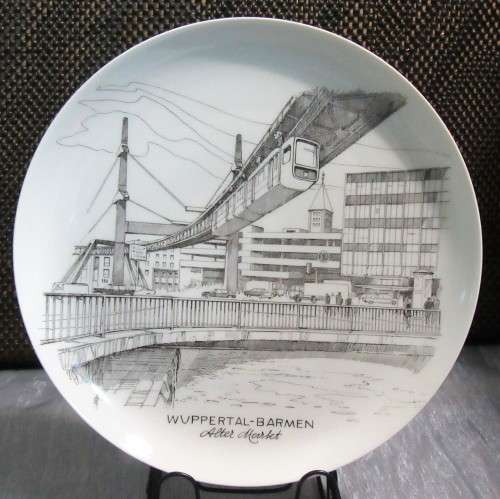 A COLLECTABLE WUPPERTAL - BARMEN - ALTER MARLET 1849 - UHLENNORST - PLATE