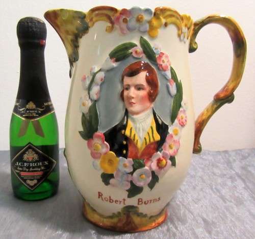 Being offered is a marvelous English pitcher marked 1045-2 MADE IN ENGLAND BESWICK ENGLAND.