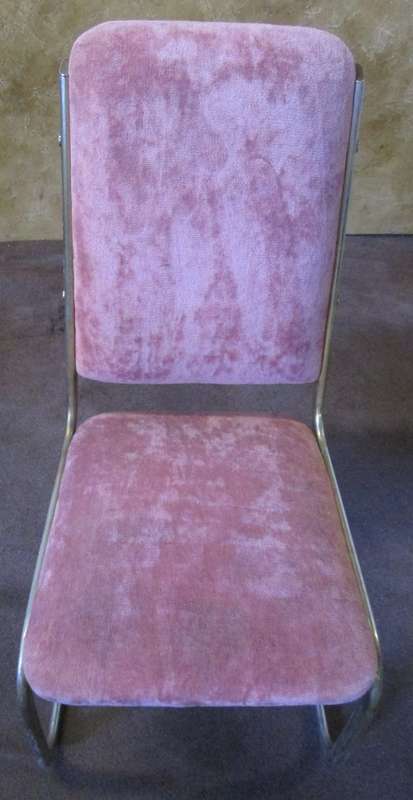 MARVELOUS VINTAGE DINING CHAIRS - WILL LOOK GORGEOUS WITH A COAT OF CHALK PAINT 8 AVAILABLE