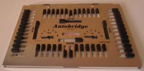 A Great Vintage set of Auto bridge game seems like it never been used.