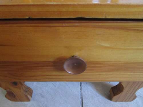 A FANTASTIC SOLLID WOOD CHEVAL MIRROR STYLE DRESSING TABLE WITH A DRAWER
