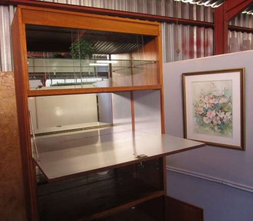 THIS IS REAL RETRO CHIC A VERY LARGE VINTAGE RETRO UNIT - STUNNING FURNITURE