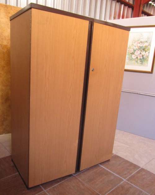 A fantastic large modern two door filing cabinet,  in good condition