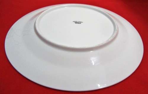 ELGANT & STYLISH SET OF SIX ROYAL CHINA DINNER PLATES EMERALD MARBLE WITH A STUNNING DARK GREEN & GO