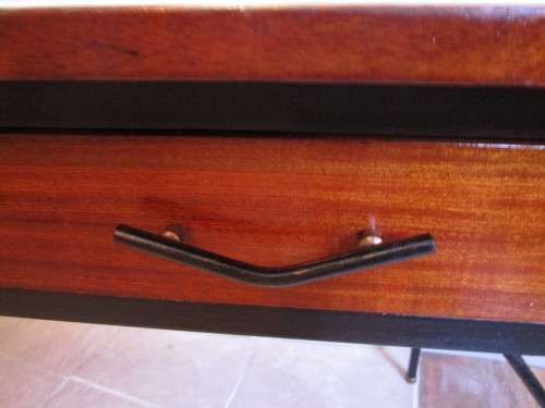 A STUNNING VINTAGE DESK WITH ONE DRAWER - BEAUTIFUL RETRO PIECE