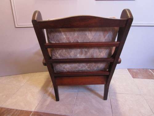 A FANTASTIC 3 PIECE IMBUIA LOUNGE SUITE WITH THE WAGAN WHEEL SIDES; ONE 3 SEATER &2 CHAIRS!