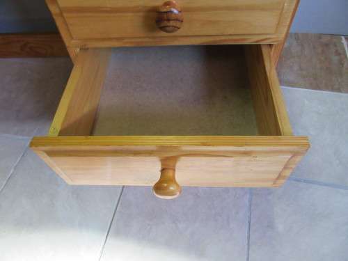 A FANTASTIC 4 DRAWER DESK - PERFECT FOR A PAINT TECHNIQUE OR ENJOY THE WOOD