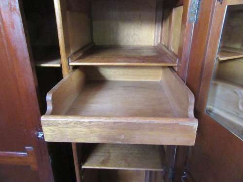A MARVELOUS VINTAGE TWO DOOR CUPBOARD