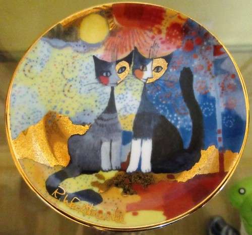 XMAS PROMOTION !!!! - ROMANTICO miniature Goebel collectors plate ROSINA WACHTMEISTER