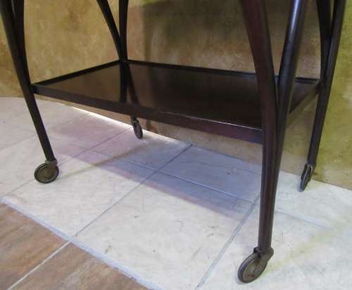 A MARVELOUS VINTAGE SERVING TROLLEY IN GOOD CONDITION BEAUTIFUL DESIGNED