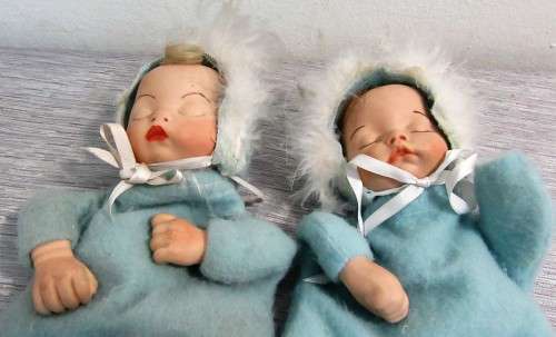 TO CUTE TO PORCELAIN BABIES FOR YOUR COLLECTION