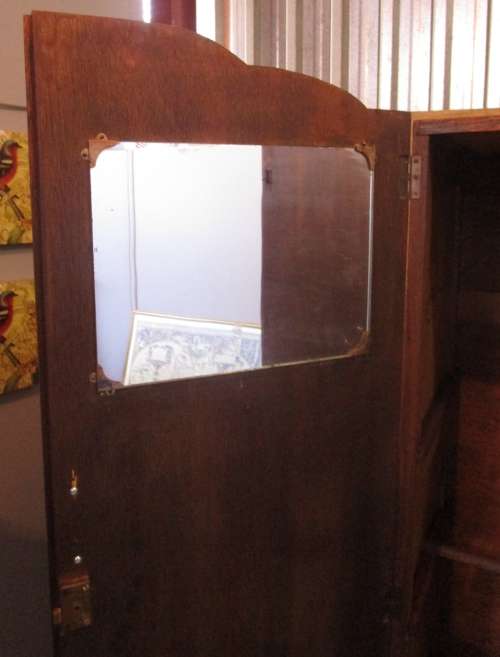 A LOVELY VINTAGE TWO DOOR WARDROBE PERFECT FOR CHALK PAINT