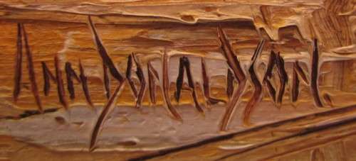 A STUNNING OIL ON BOARD SIGNED - STUNNING PIECE