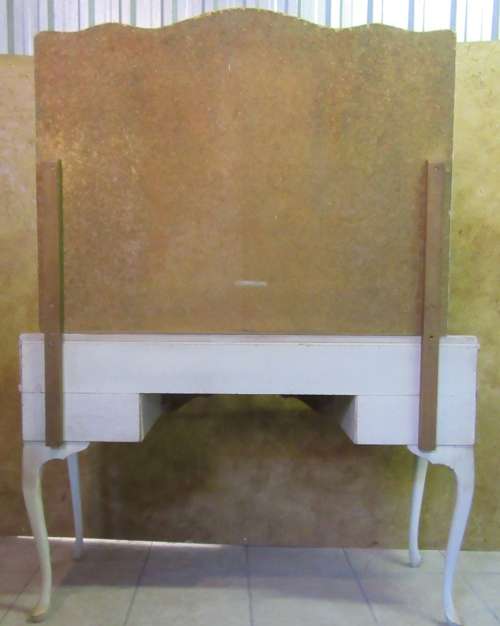 A MARVELOUS VINTAGE HARMAN & KEPLER STYLE LARGE DRESSING TABLE