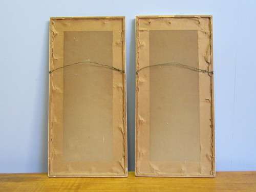 XMAS PROMOTION !!!! TWO MARVELOUS VINTAGE FRAMED PRESSED FLOWER ART
