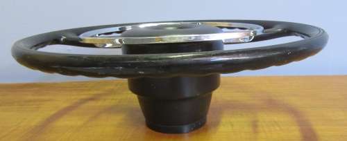 A FANTASTIC VINAGE MERCEDES STEERING WHEEL