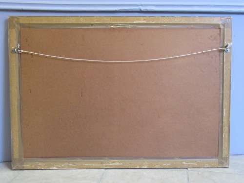 A GORGEOUS FRAMED MIRROR - 79CM X 67CM X 3CM
