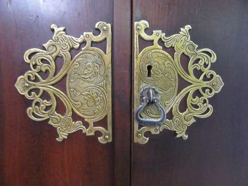 WOW A ELGANT & STYLIS GABLE TOP TWO DOOR WARDROBE - A REAL STATEMENT PIECE