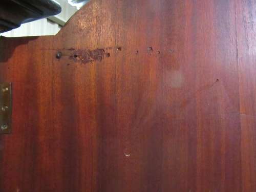 WOW A ELGANT & STYLIS GABLE TOP TWO DOOR WARDROBE - A REAL STATEMENT PIECE
