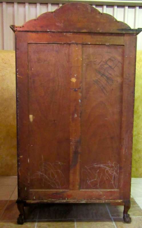 WOW A ELGANT & STYLIS GABLE TOP TWO DOOR WARDROBE - A REAL STATEMENT PIECE
