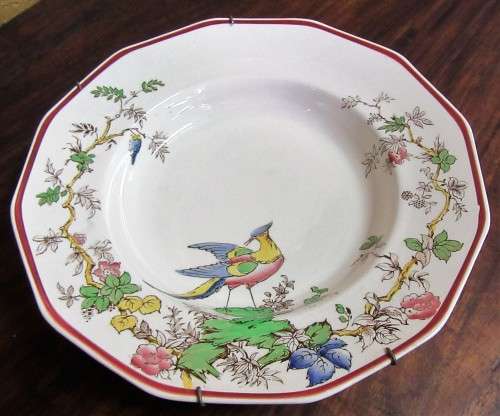 Very Old And Very Rare Booths Silicon China "the Tor" Ceylon Ivory Bowl
