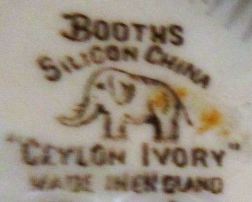 Very Old And Very Rare Booths Silicon China "the Tor" Ceylon Ivory Bowl