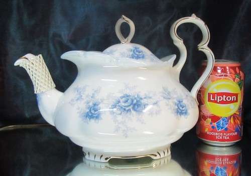 This Royal Albert Tiffany Teapot is a stunning piece in absolutely pristine condition with no damage
