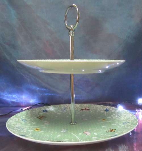 A Gorgeous two tier Ashdene Porcelian Cake Plate