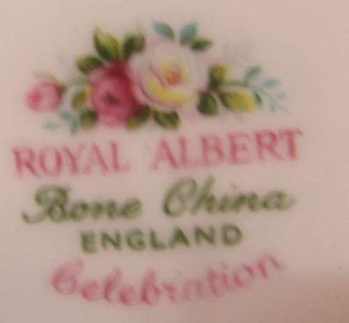 A ELGANT AND STYLISH ROYAL ALBERT CELEBRATION TEA CUP TRIO 1969