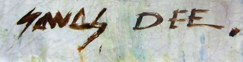 A LOVLEY FLORAL OIL ON BOARD SIGNED BY BY DEE