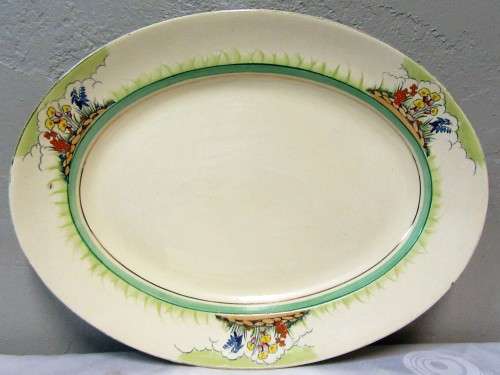 Weatherby Hanley Falcon Ware Art Deco LARGE MEAT PLATTER