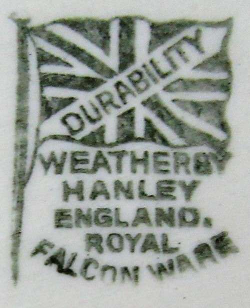 Weatherby Hanley Falcon Ware Art Deco LARGE MEAT PLATTER