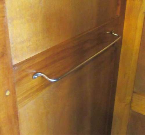 A LOVELY TWO THREE DOOR VINTAGE WARDROBE - WITH DRAWERS AND A MIRROR - RETRO CHIC