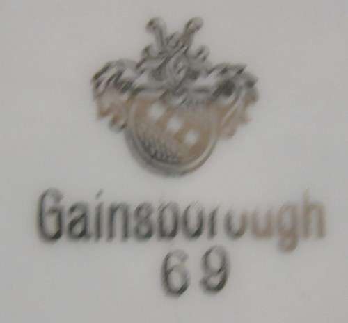 A collectable vintage gainsborough decorative plate