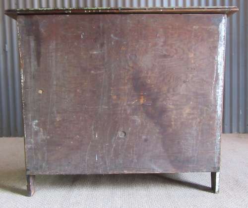 A TRENDY ANTIQUE COTTAGE STYLE SIDE SERVER WITH TWO DRAWERS & TWO DOORS