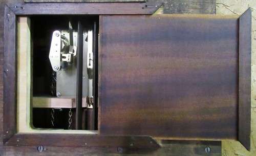 Franz Hermle Grandfather Clock with Bright Oak Case,  Oak wood, brass, glass  Gosheim, Germany,