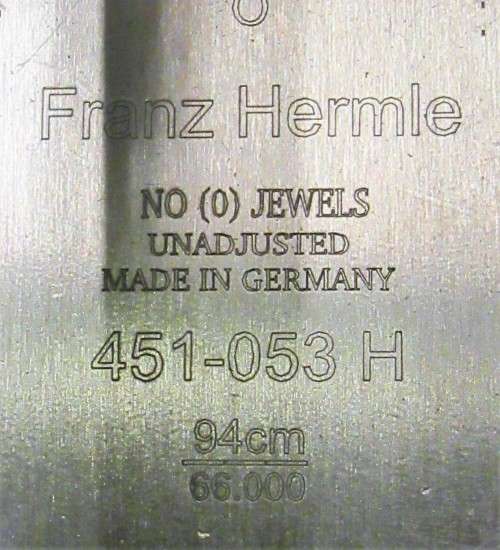 Franz Hermle Grandfather Clock with Bright Oak Case,  Oak wood, brass, glass  Gosheim, Germany,