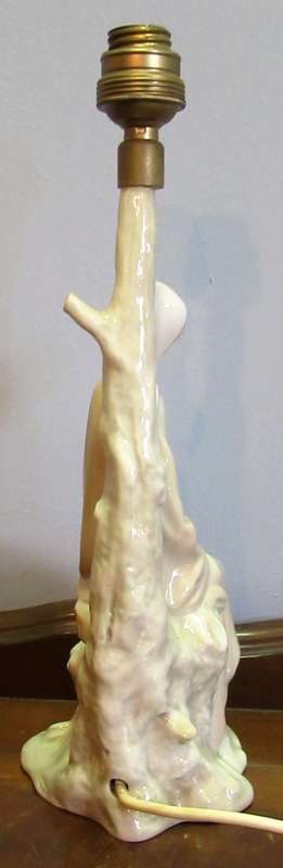 LLADRO NAO FIGURE LADY SHEPHERDESS SITTING TABLE LAMP TALL FIGURINE MADE IN SPAIN