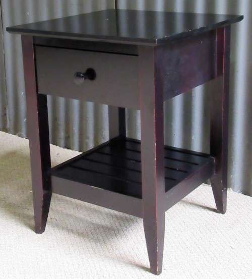 A CUTE ONE DRAWER BEDSIDE CABINET OR SIDE TABLE