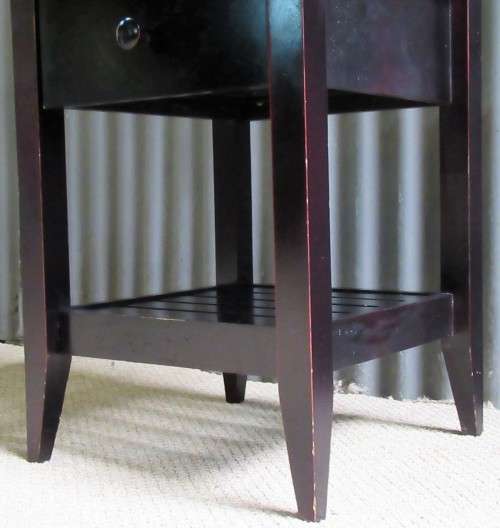 A CUTE ONE DRAWER BEDSIDE CABINET OR SIDE TABLE