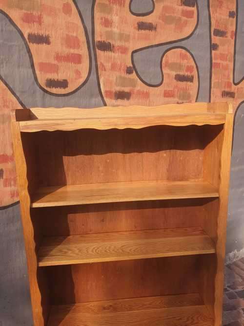 1.9 m Tall Solid Oak Bookshelf