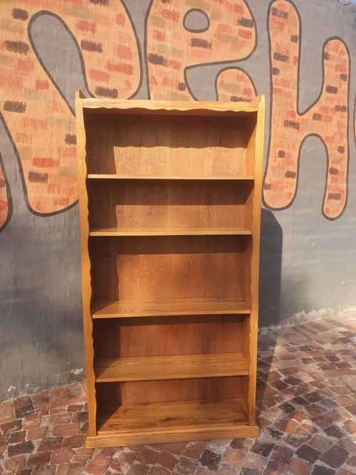 1.9 m Tall Solid Oak Bookshelf