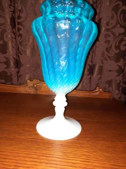 Fenton Blue Vase