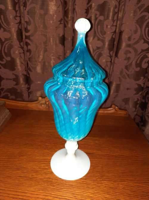 Fenton Blue Vase