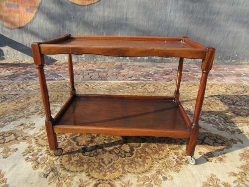 Vintage two-tier tea/drinks serving trolley